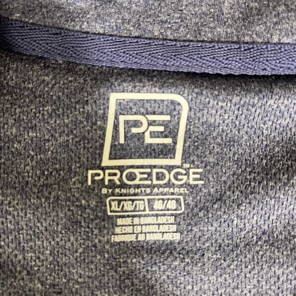ProEdge NHL Colorado Avalanche Mens XL 1/4 Zip Pullover Heather Purple AP773